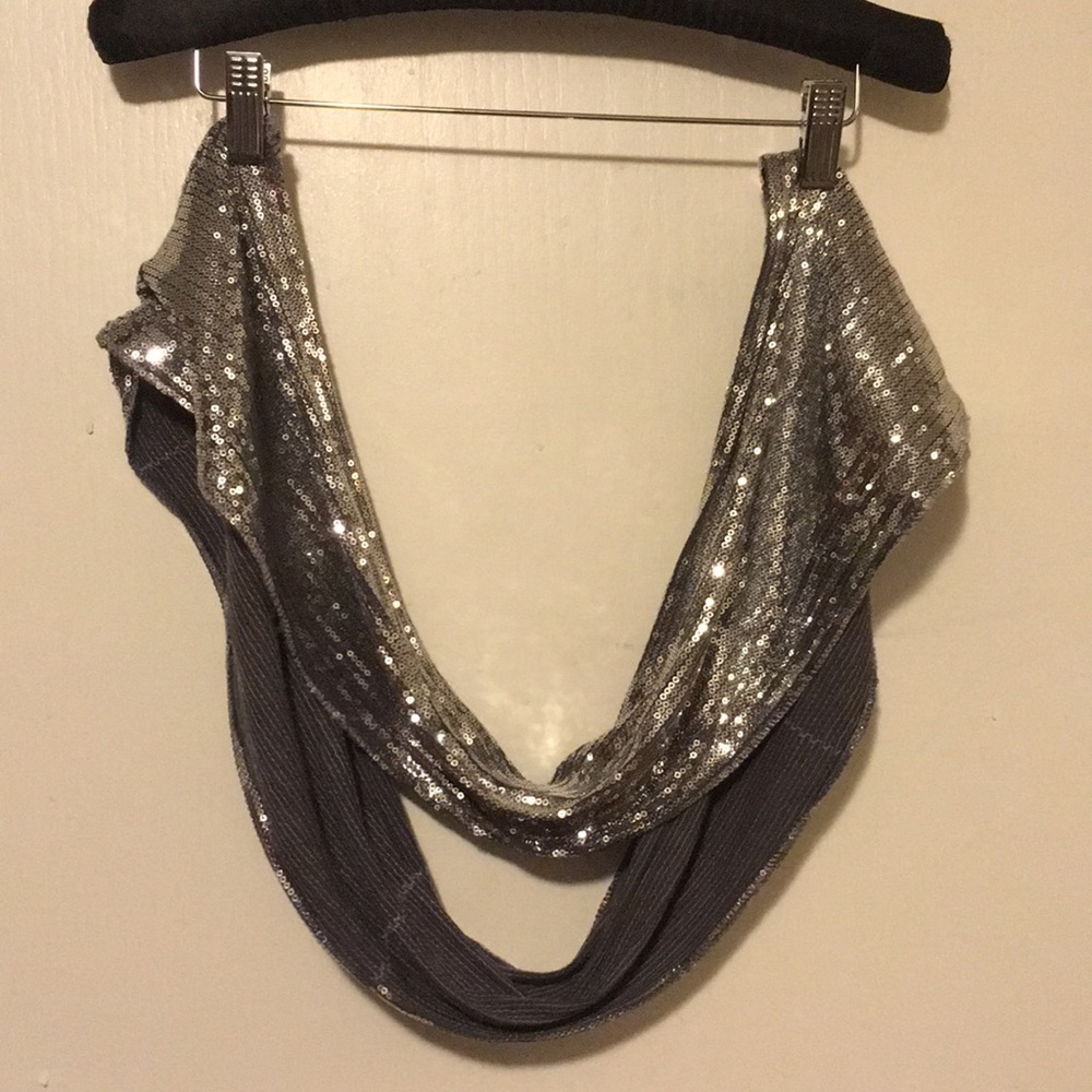 Sequins sparkle scarf Vicose